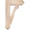 Ekena Millwork Balboa Arts and Crafts Smooth Bracket w/ Offset Brace, Douglas Fir, 7 1/2"W x 22"D x 34"H BKT0806X22X34BOA03SDF - alternate 2